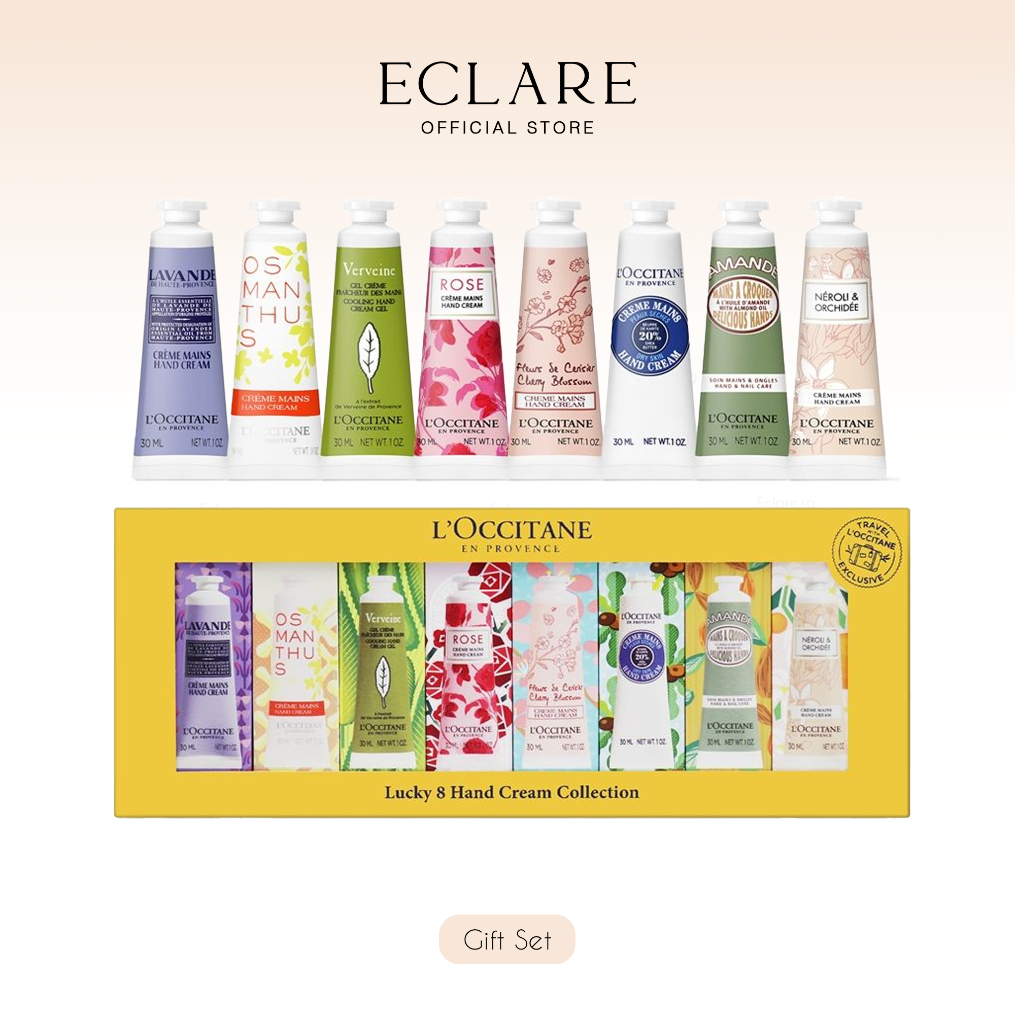 L'Occitane Hand Cream Gift Set 30ml (8 Scents) | Lazada Singapore