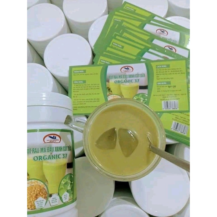 bột rau má đậu xanh cốt dừa 37