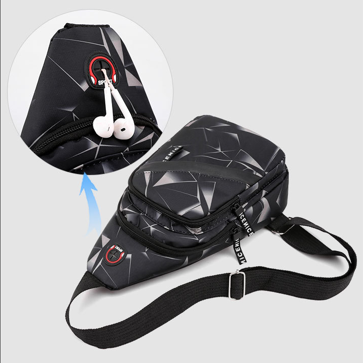 Túi Đeo Chéo Nam Unisex Phong Cách Hàn Quốc