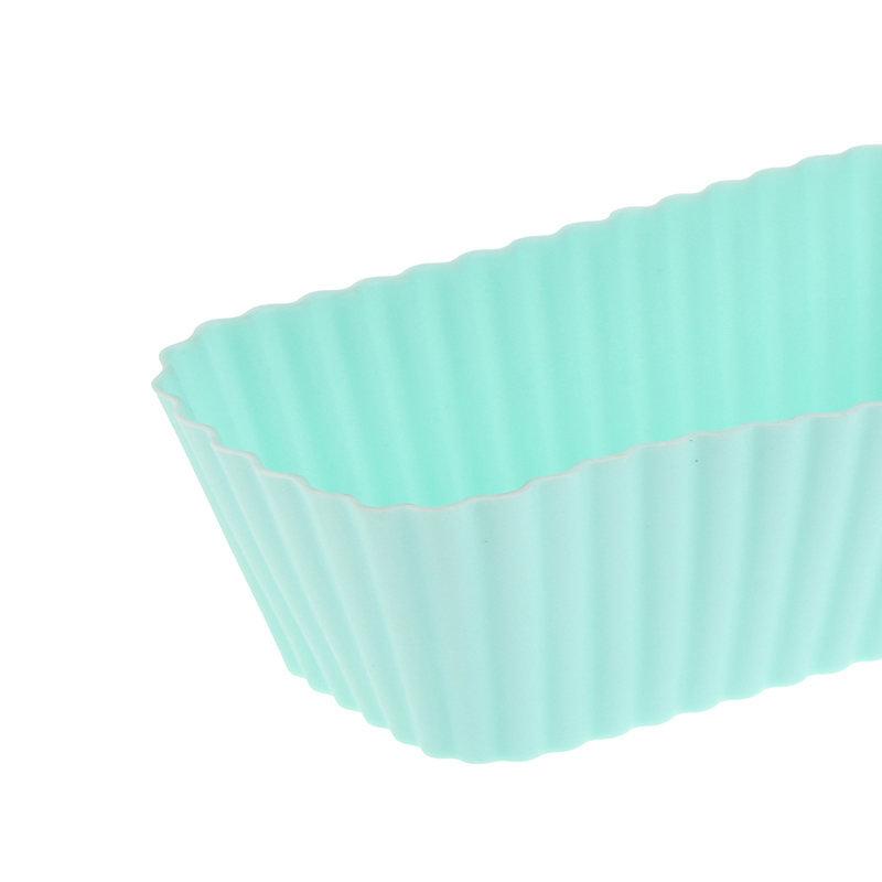 🔥 6 cái Khuôn cốc bánh Silicone hình chữ nhật Khuôn nướng bánh cupcake lót bánh muffin