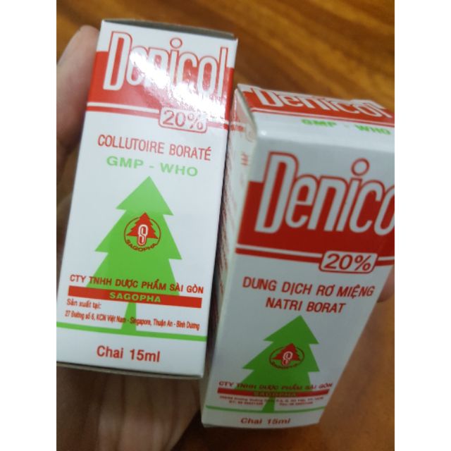 Dung dịch rơ miệng và làm slime cho bé