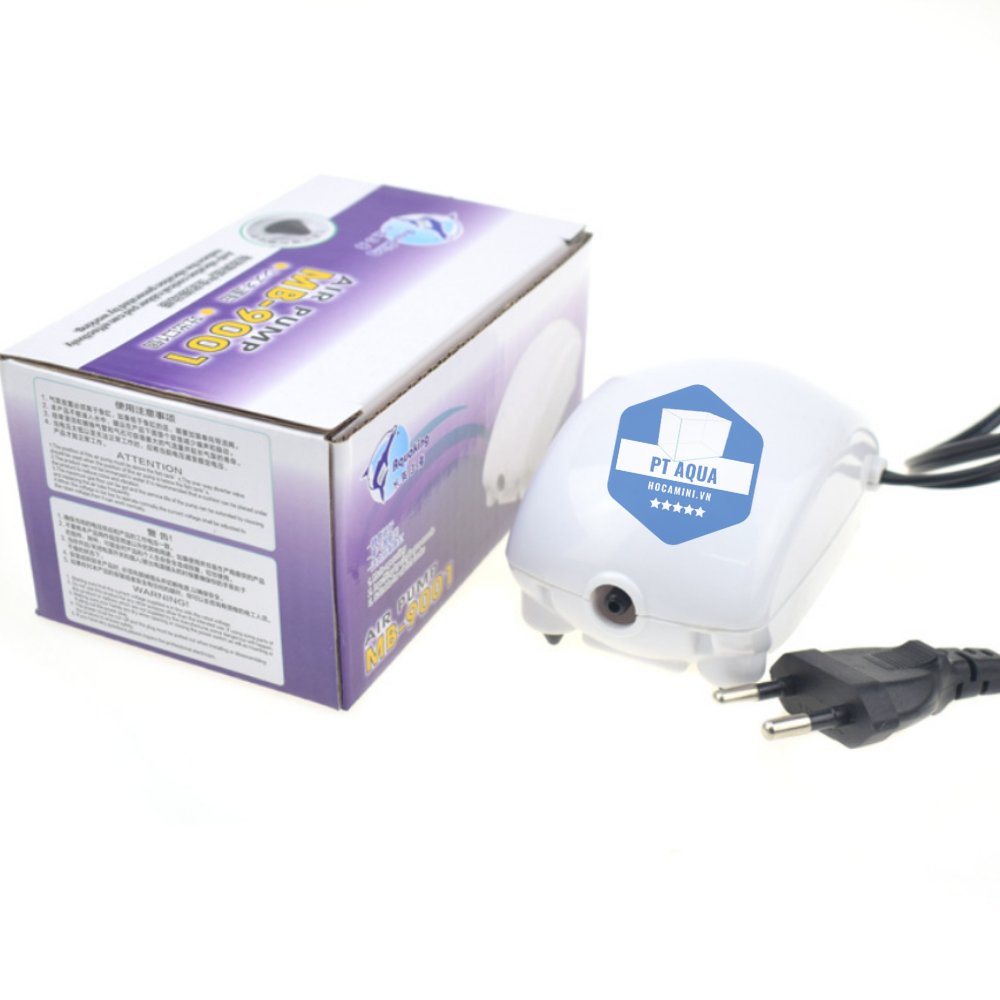 [Hoàn Tiền 10%] Máy sủi Oxi MB-9001 cho hồ cá, hồ thủy sinh