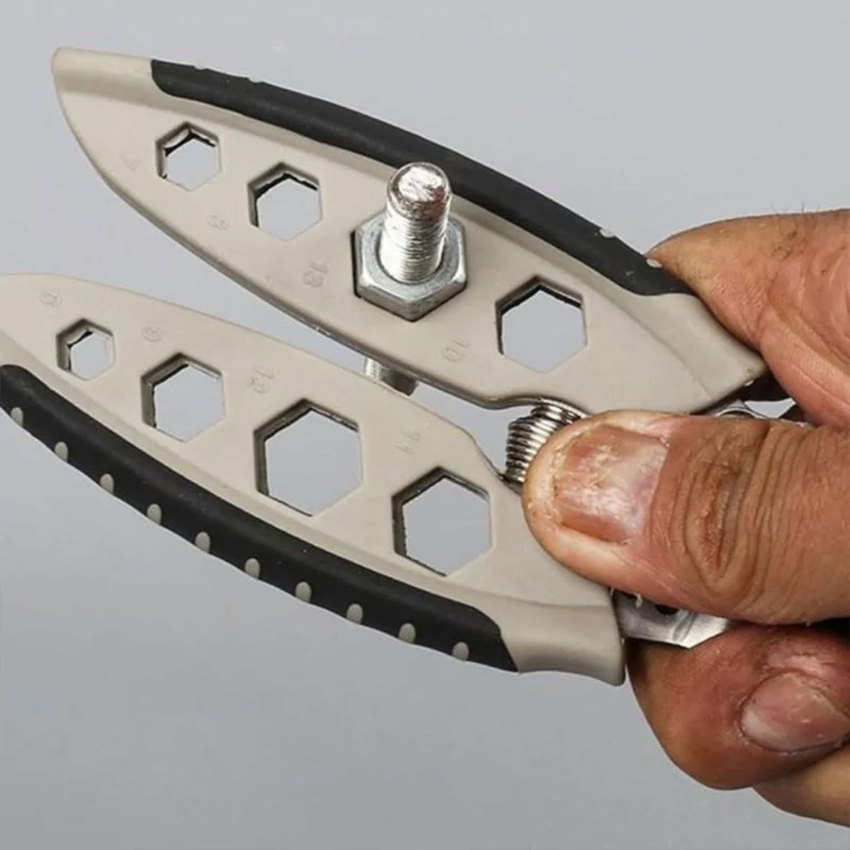 Kìm tuốt dây điện đa năng 7 inch, công cụ đặc biệt thợ điện để cắt dây cáp, kéo, ép, vặn ốc