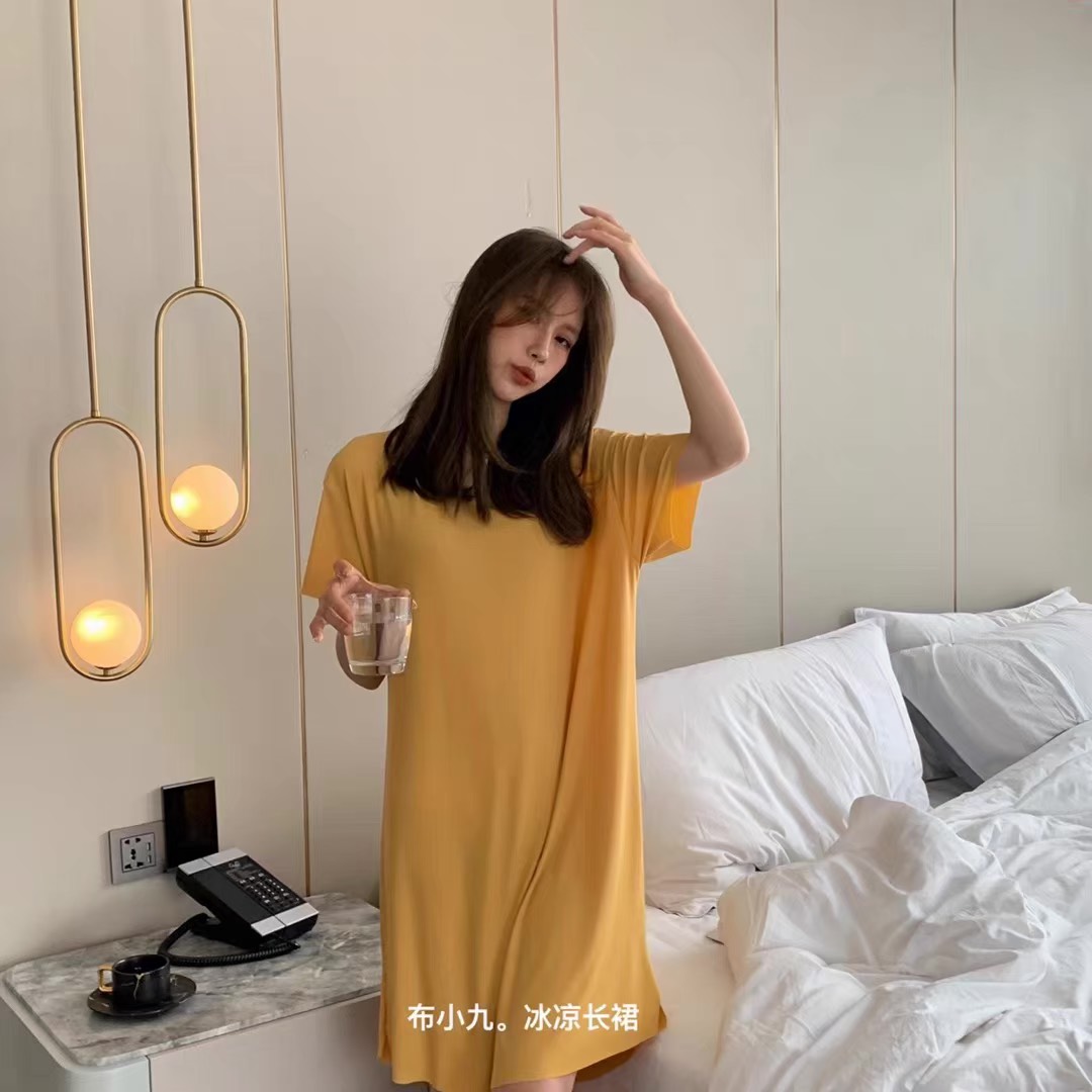 Đầm Dáng Suông Mặc Nhà Cực Mát