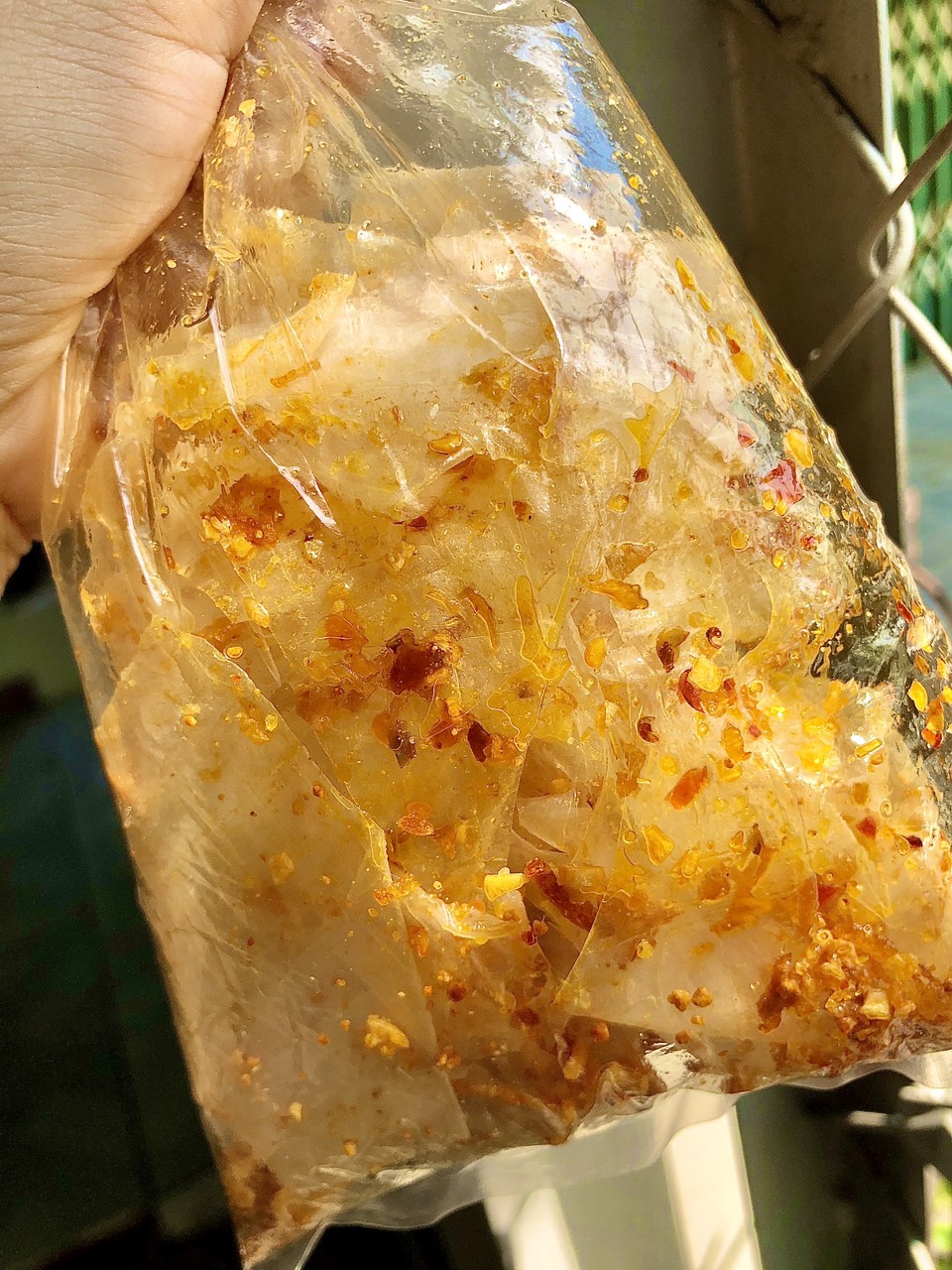 (Túi zip150GR) Bánh tráng sate ớt full topping siêu cayyy!!