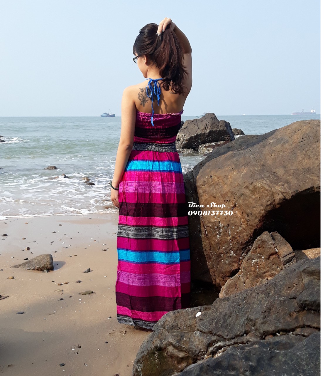 ĐẦM MAXI CÚP NGỰC