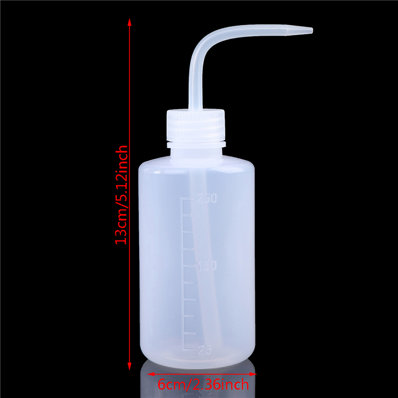 Flash Sale 250ml Tattoo Squeeze Bottle Diffuser Plastic Soap Wash Lab Water Non-Spray