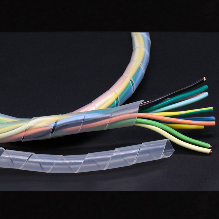 Winding Spiral Wrapping 4-30mm Wire Wrap Organzier Cable Sleeve Sheath ...
