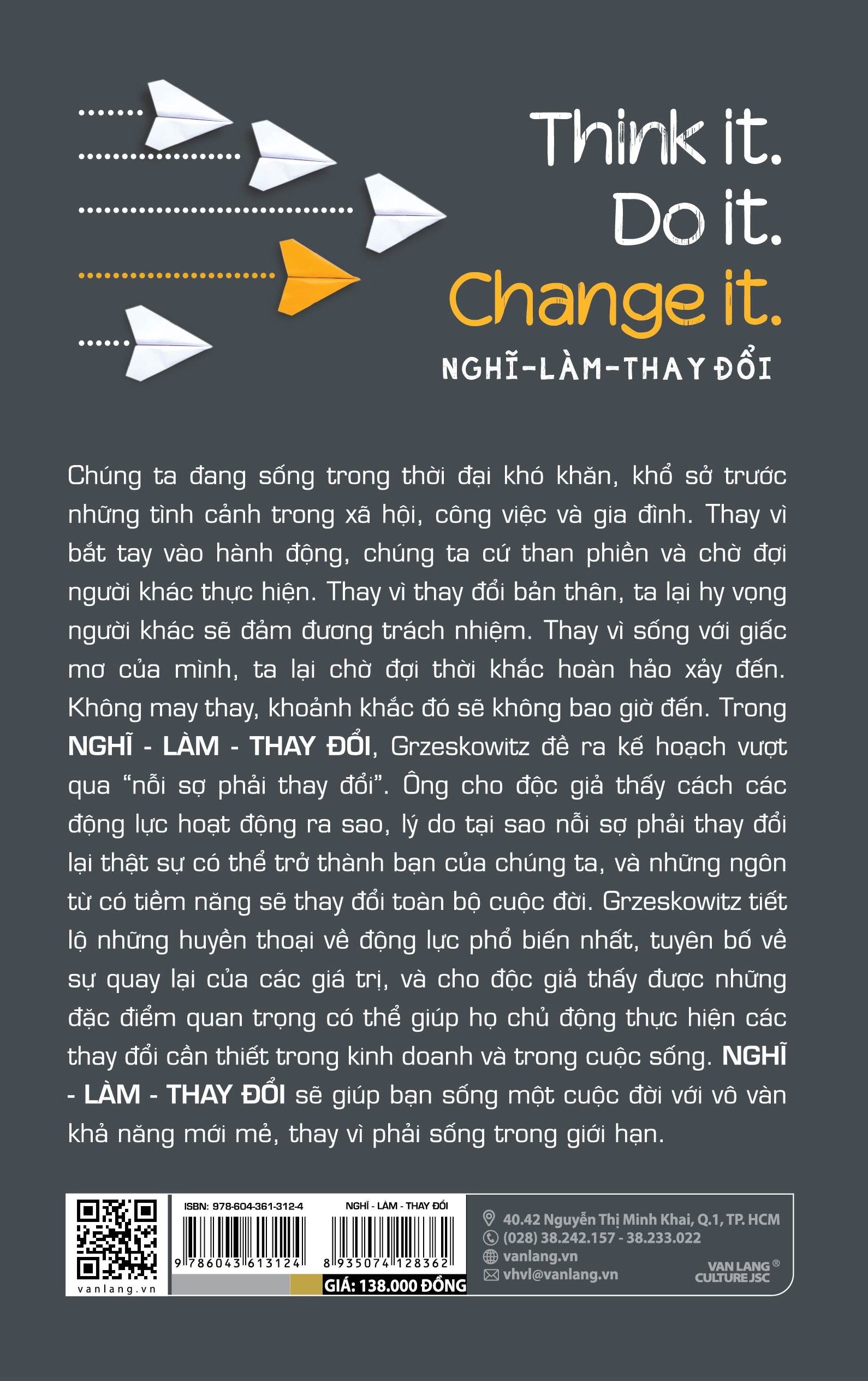 Sách - Nghĩ - Làm - Thay đổi-Vanlangbooks