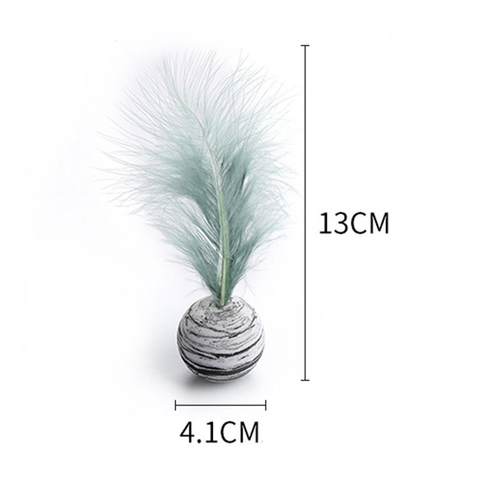 Cat Toy Feather Ball Star Ball Interactive Plush Toy Pet Supply