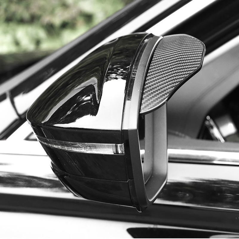 [zBING] Universal Car Rearview Mirror Rain Eyebrow Rear View Rainproof Blades Sticker