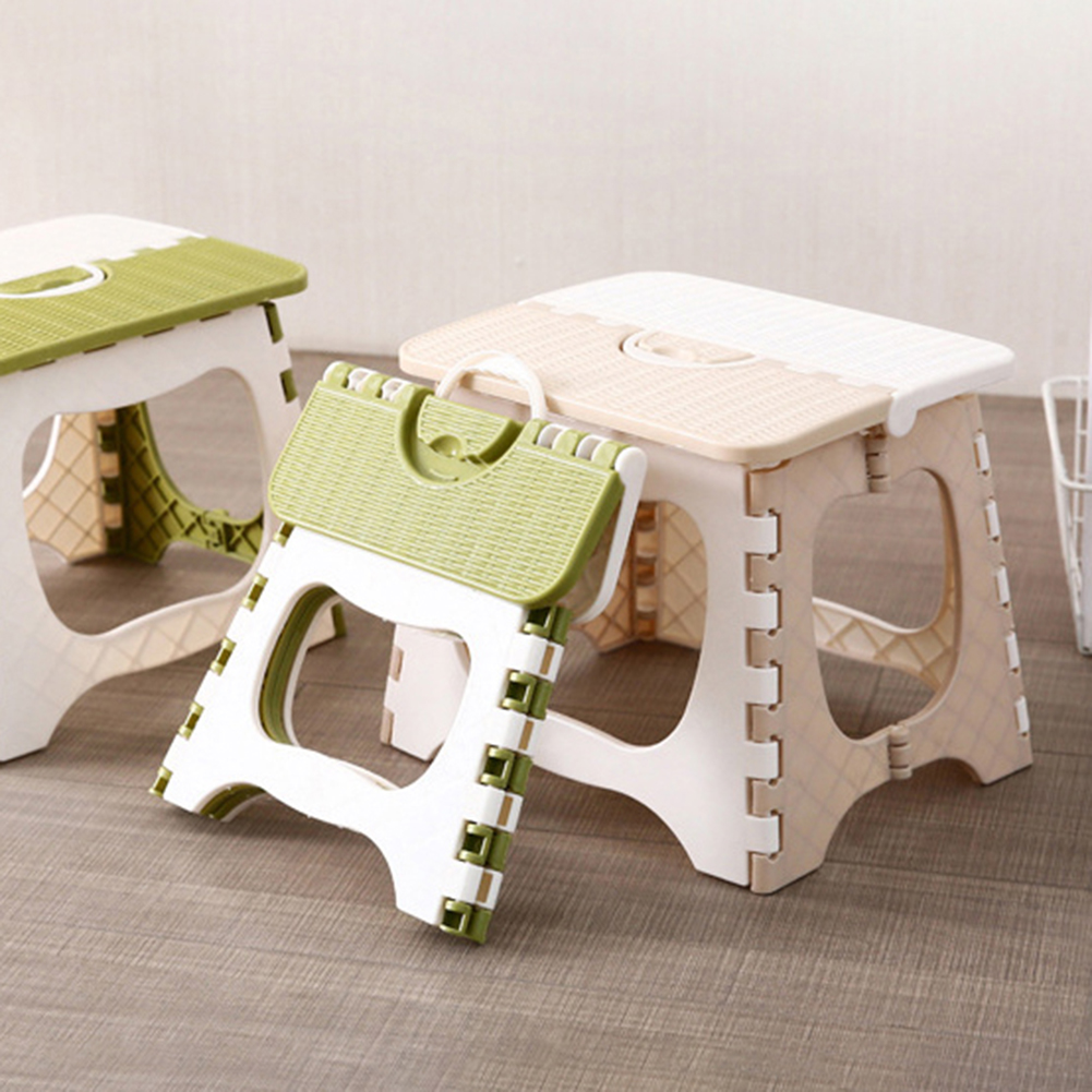 Foldable Plastic Multi-purpose Bathroom Stool Outdoor Camping Portable Chair