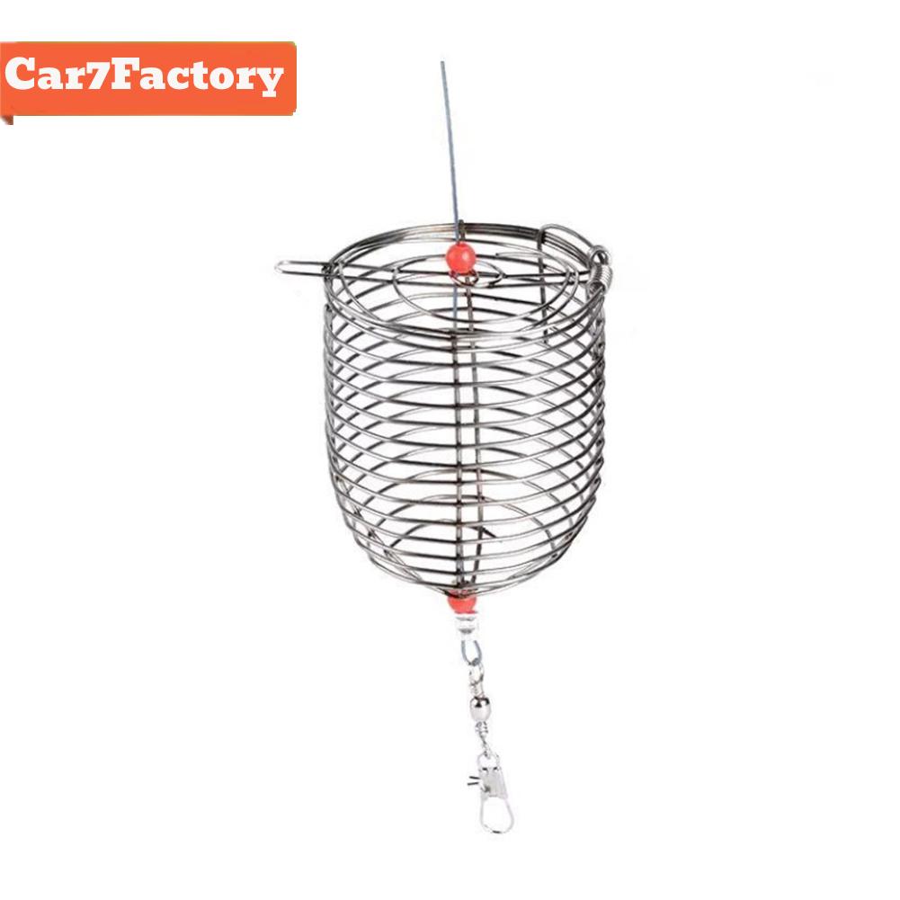 Feeder Holder Wire Lure Conical Fishing Bait Cage Basket Carp Fishing Tackle