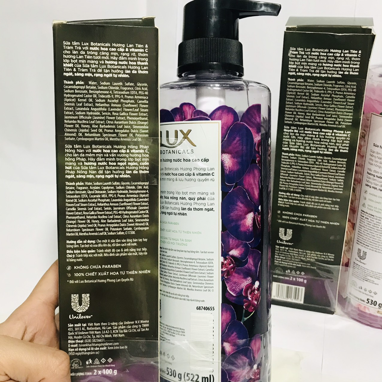 Sữa tắm nước hoa thơm Lux Botanicals (570g/chai)