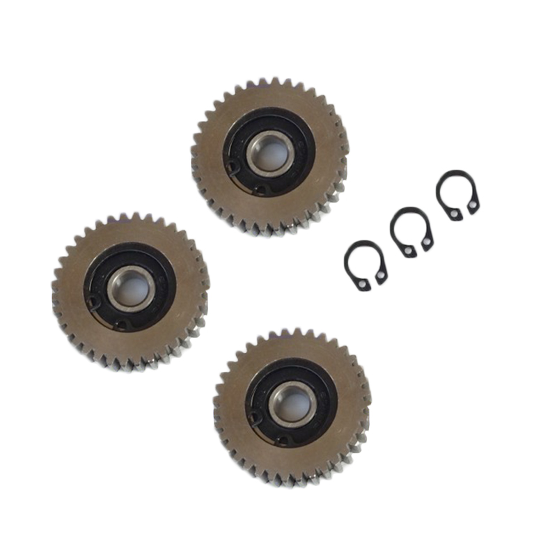 3-pack E-bike motor tandwielkoppelingsset 36T stalen tandwielen voor Bafang motoren, 38 mm, elektrische accessoires