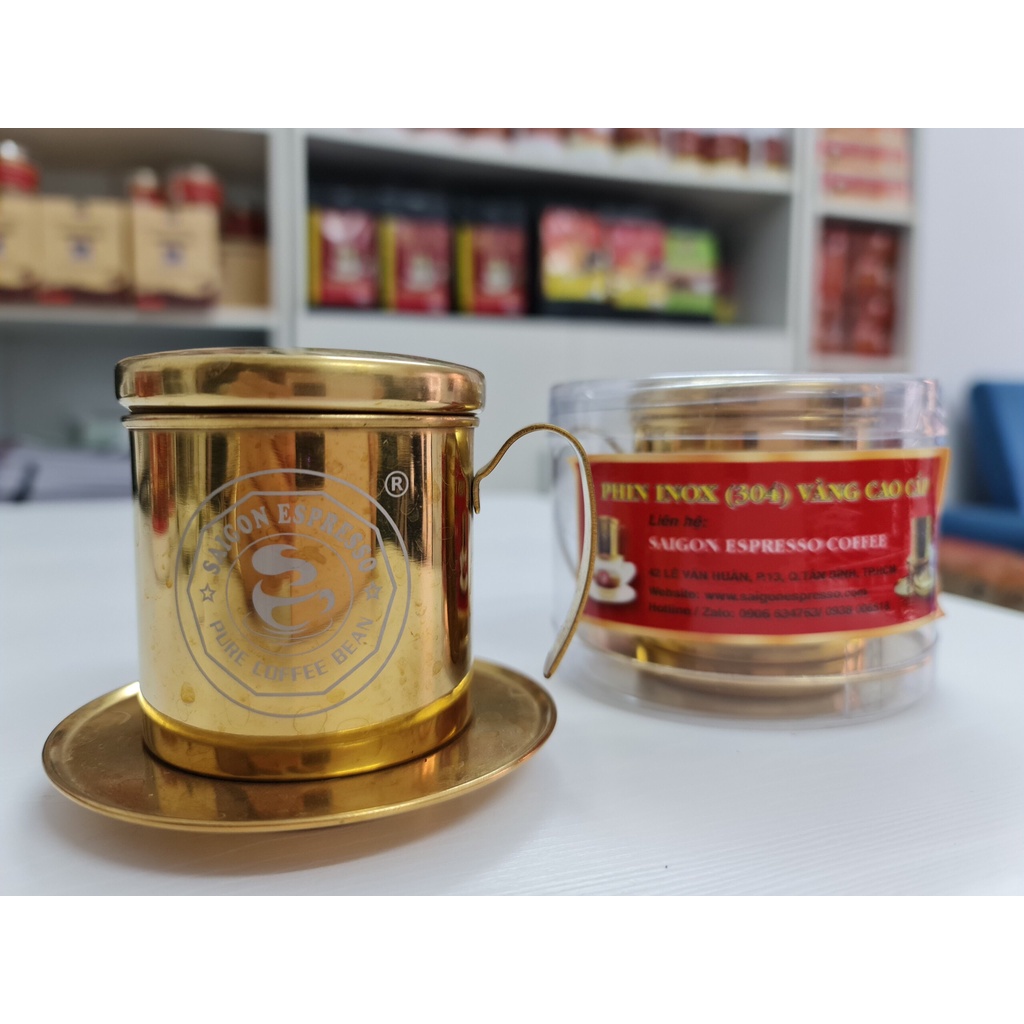 Phin Pha Cafe Chất Liệu Inox 304 Cao Cấp