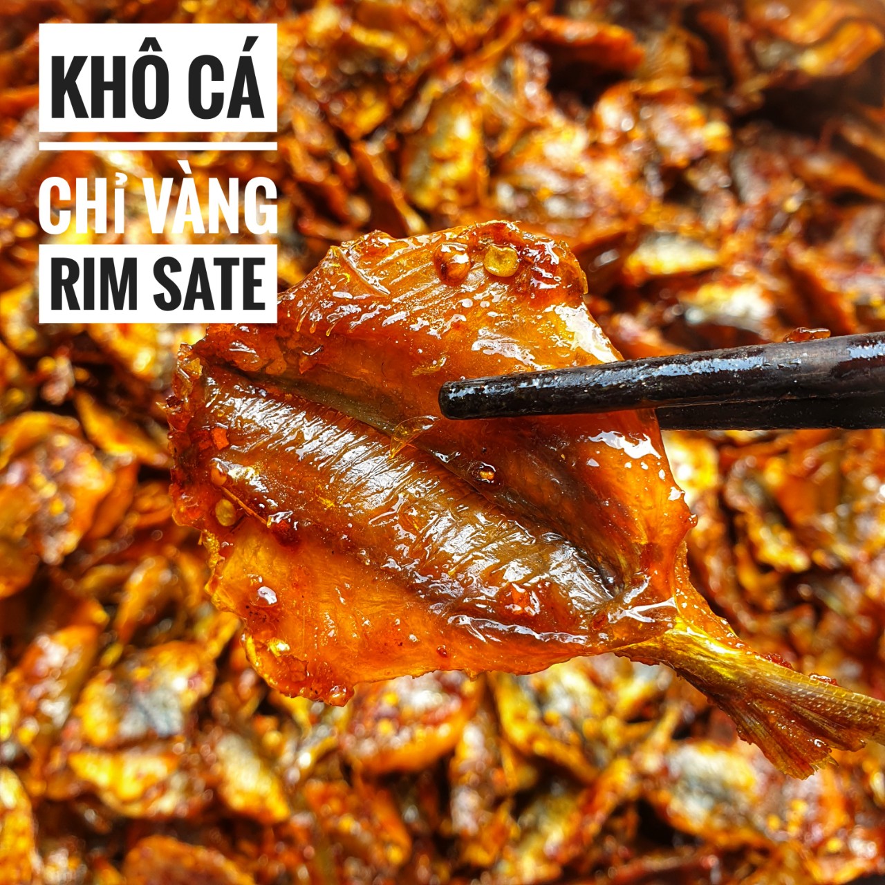 Dry fish floss Gold sauce sate can 300gram