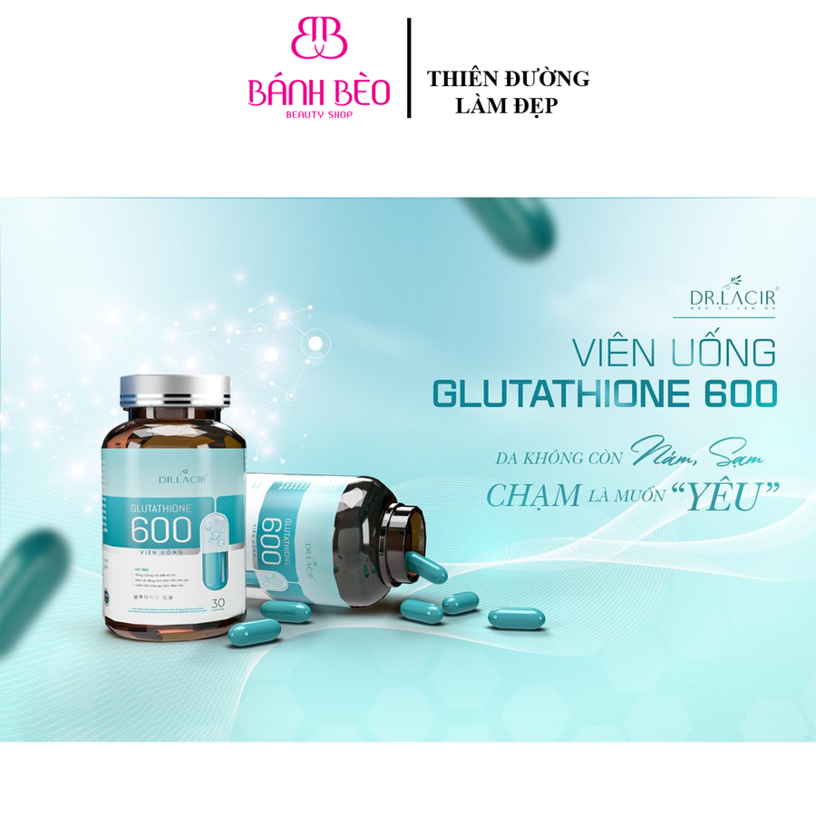 Viên Uống Trắng Da Giảm Nám Glutathione 600 Dr Lacir Nhật Bản thumbnail