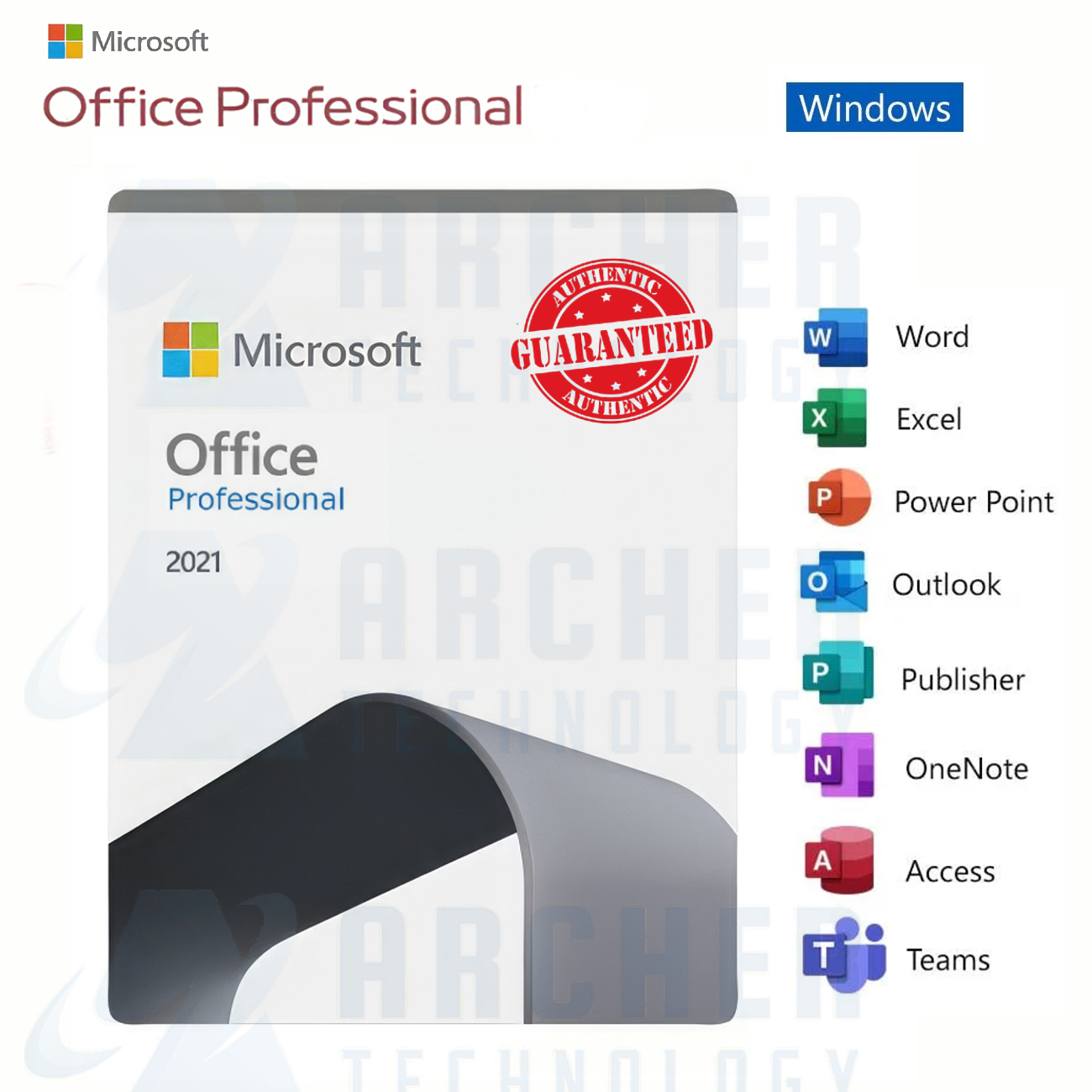 Microsoft Office 2021 for Windows 10/11 | Office 365 | MS Office