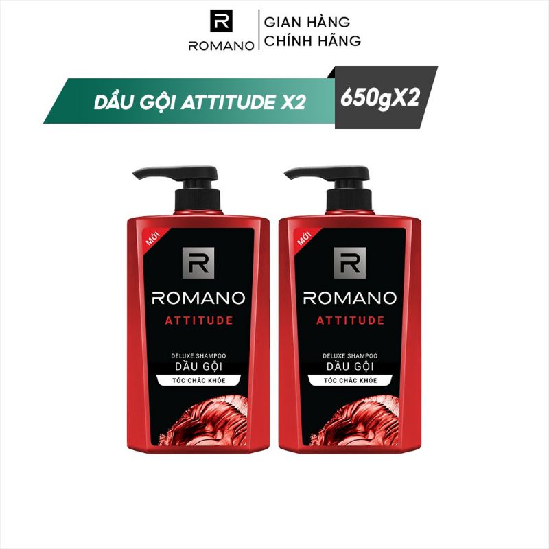 Combo 2 Dầu Gội Romano 650g