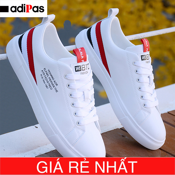 Giày nam thể thao sneaker ADIPAS trắng đẹp cổ cao cho học sinh đi học đi làm cao cấp Mã G3M-1
