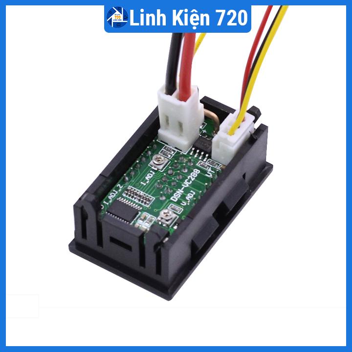 Module đo dòng áp DC 10A 100V, đồng hồ đo độ chính xác cao
