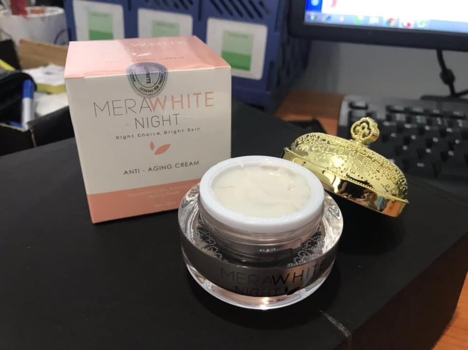 [HCM]Kem Dưỡng Trắng Da Mờ Nám MeraWhite (Kem Đêm)
