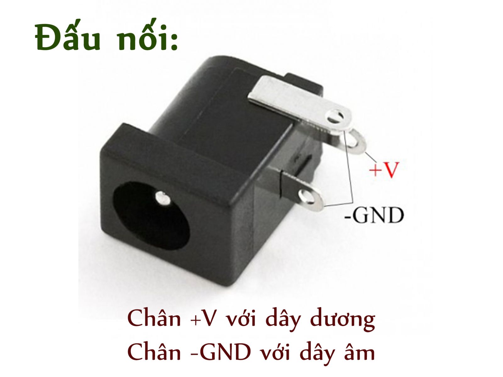 combo 10 Chân jack sạc DC cái 5.5*2.1 DC005