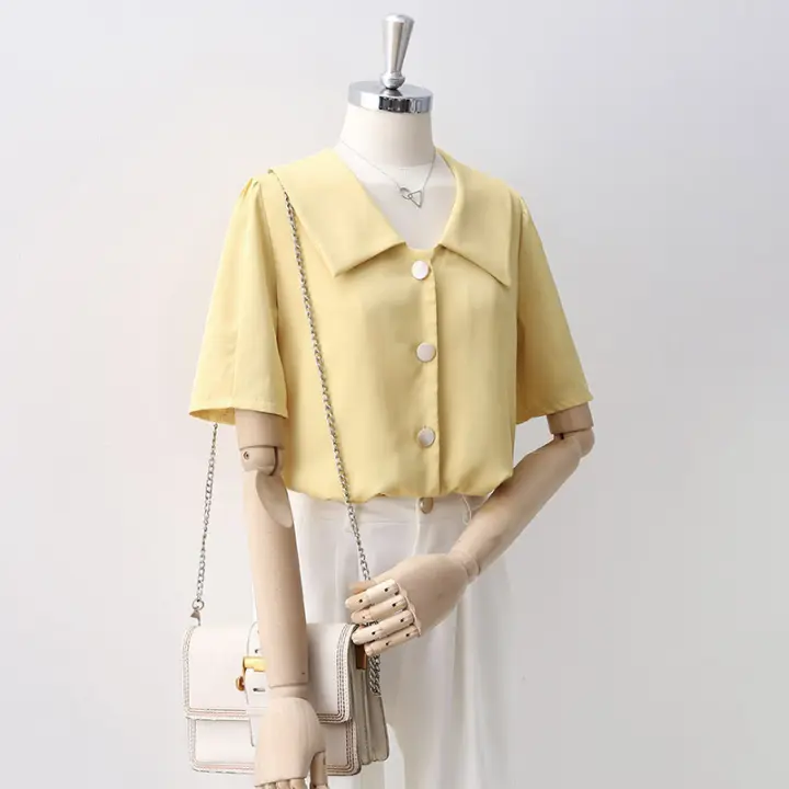 grey chiffon shirt