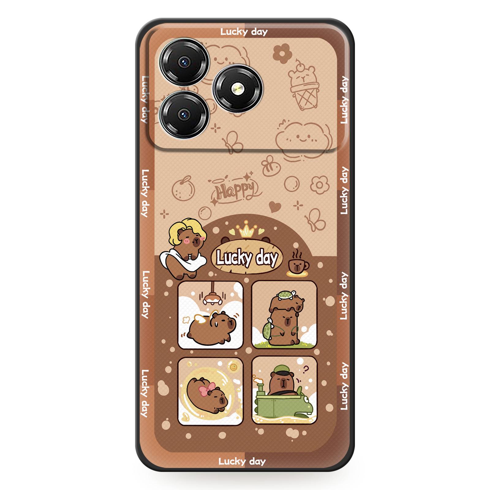 Phone%20Pouch%20Graffiti%20Phone%20Case%20For%20ZTE%20Blade%20A36%204G/Z2472%20Fashion%20Design%20TPU%20Durable%20Anti-knock%20Anti-dust%20Protective%20-%20Image%206