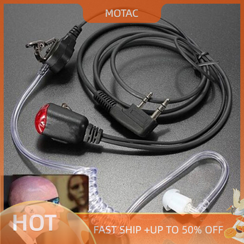 MOTAC Tai nghe màu đen tai nghe bộ đàm an ninh nội bộ