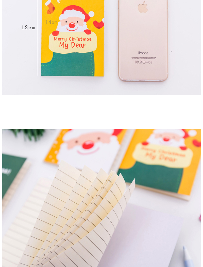 Christmas Notebook Santa Claus Notebook Elk Tree Notebook School Student Notebook Child Prize Notebook Korea Stationery Notebook