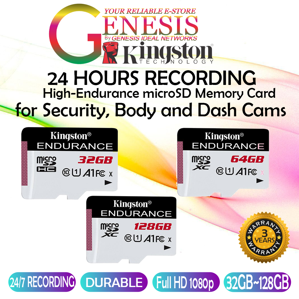 KINGSTON HIGH ENDURANCE Micro SD MEMORY CARD SDCE Series (32GB / 64GB