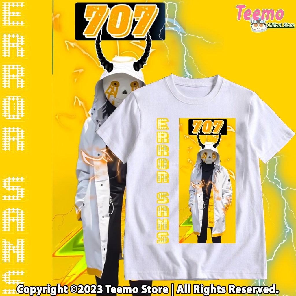 Áo thun error sans 707 - pháp sư gangster có đủ size vải mềm mịn quà tặng cho bé