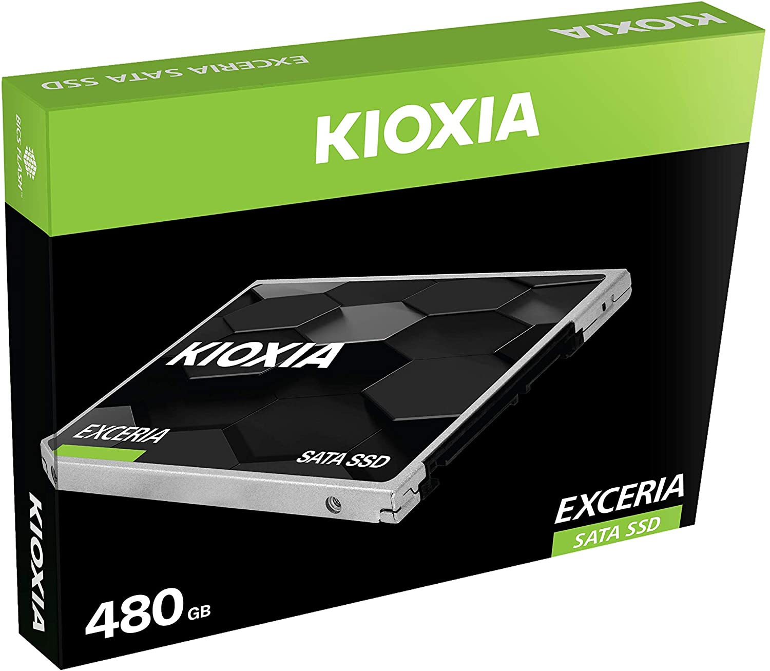 ②-WA582 Intel SATA 480GB SSD 2.5 1点 Kioxia Exceria Sata 480GB SSD 2.5 inch 6 Gbit/s 555MB/s - Formerly