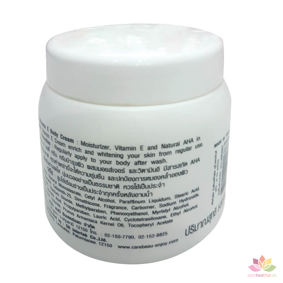 Kem dưỡng da Vitamin E Carebeau Thái Lan