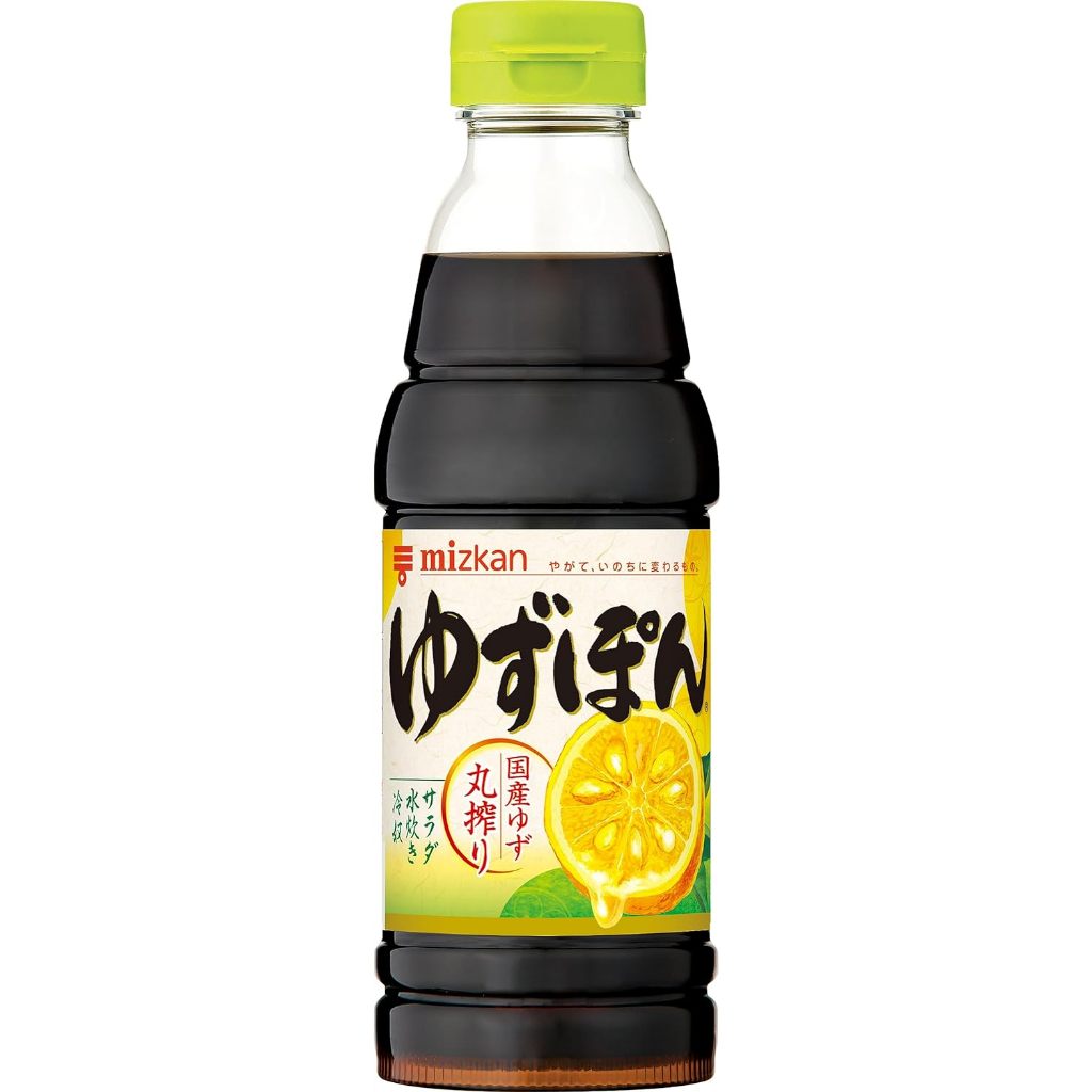 Mizkan Yuzu Pon 360ml Japanese Yuzu Seasoned Soy Sauce ミツカン ゆずぽん 日本柚子酱油