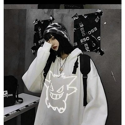 Áo Hoodie Phản Quang-Áo Khoác Nỉ Dày Mịn Thiết Kế In Họa Tiết 3D POKEMON Xịn Xò Cực Chất