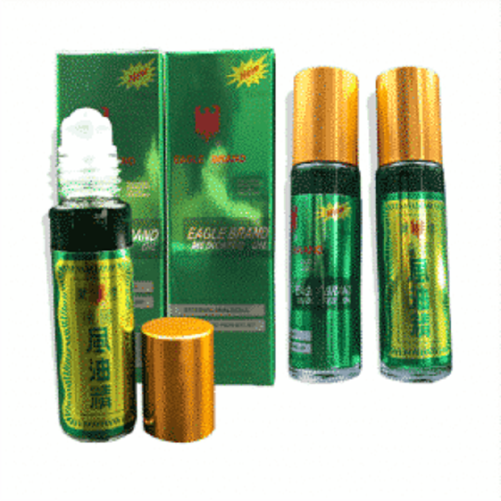 COMBO 3 CHAI DẦU GIÓ CON Ó DẠNG LĂN EAGLE BRAND Dung tích 10 ml