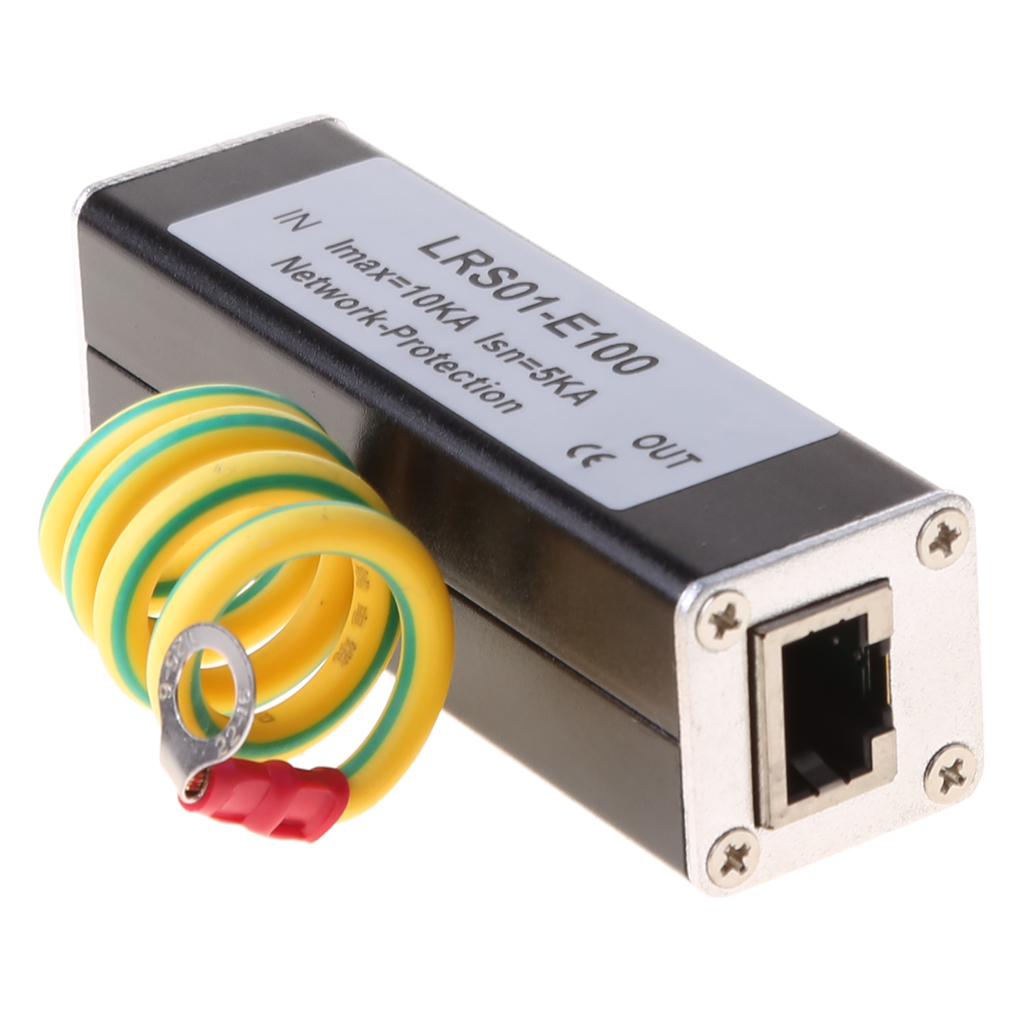 Mạng RJ45 giám sát thiết bị máy ảnh cho sét bảo vệ chống đột biến điện