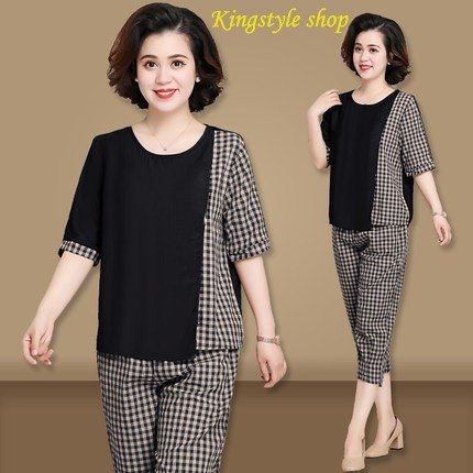 Bộ Đũi phối kẻ hàng loại 1 cao cấp full size (Mã T57)