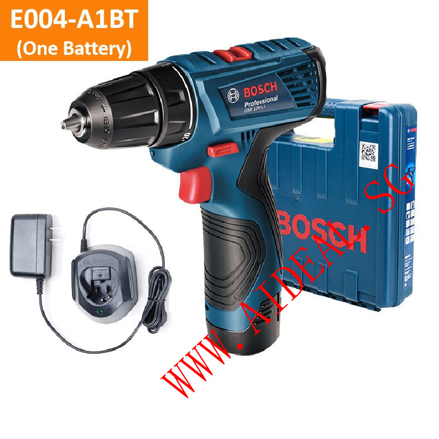 BOSCH CORDLESS DRILL SET GSR 120-LI 