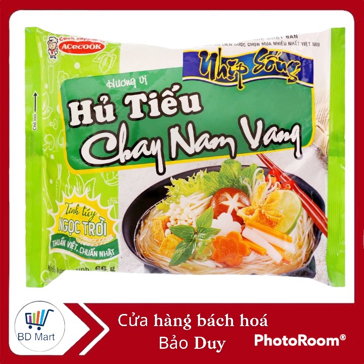 Hủ tiếu chay Nam Vang Nhịp Sống gói 66g
