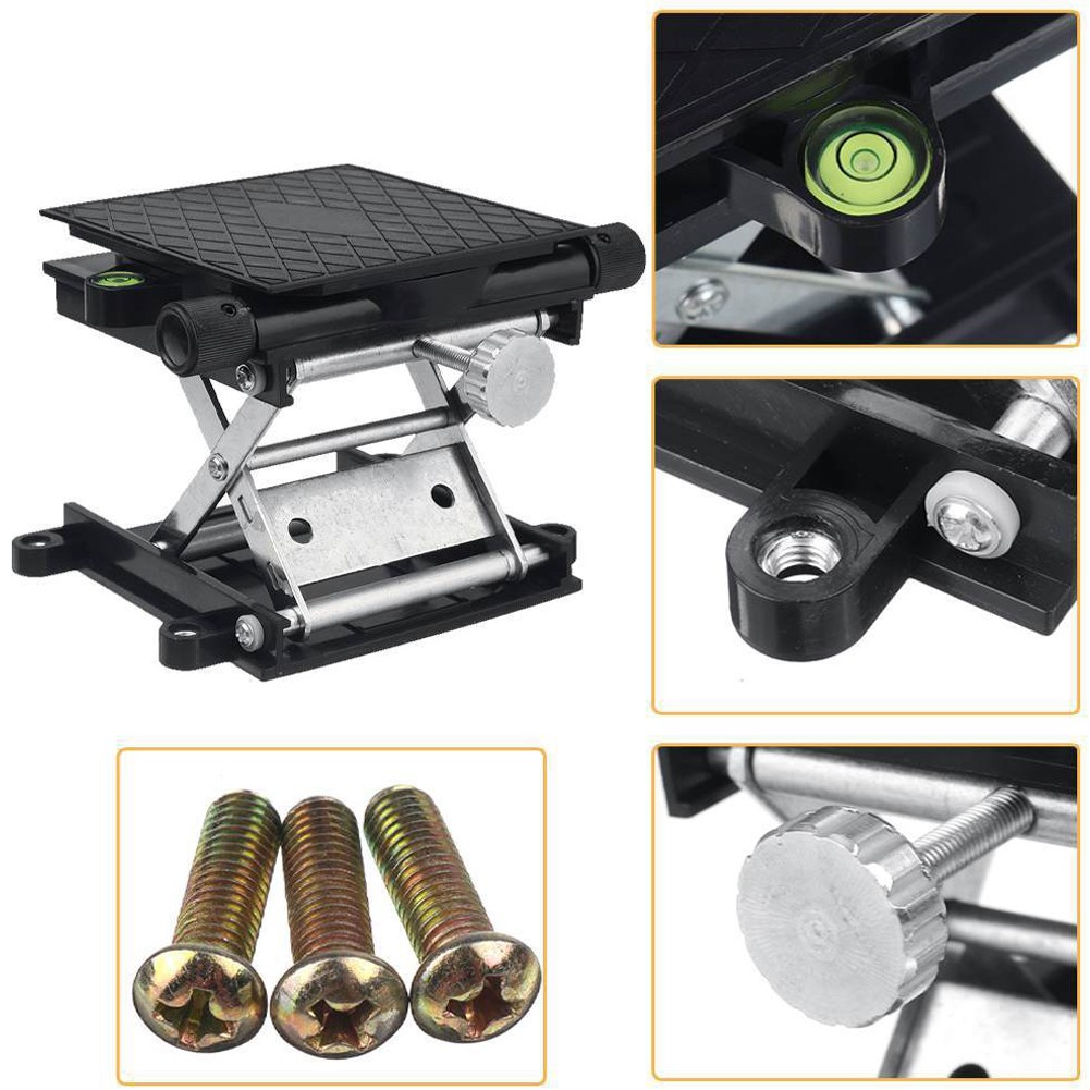 Stainless Steel Lift Table Lab Stand Lifter Scissor Lifting Jack Platform Tool