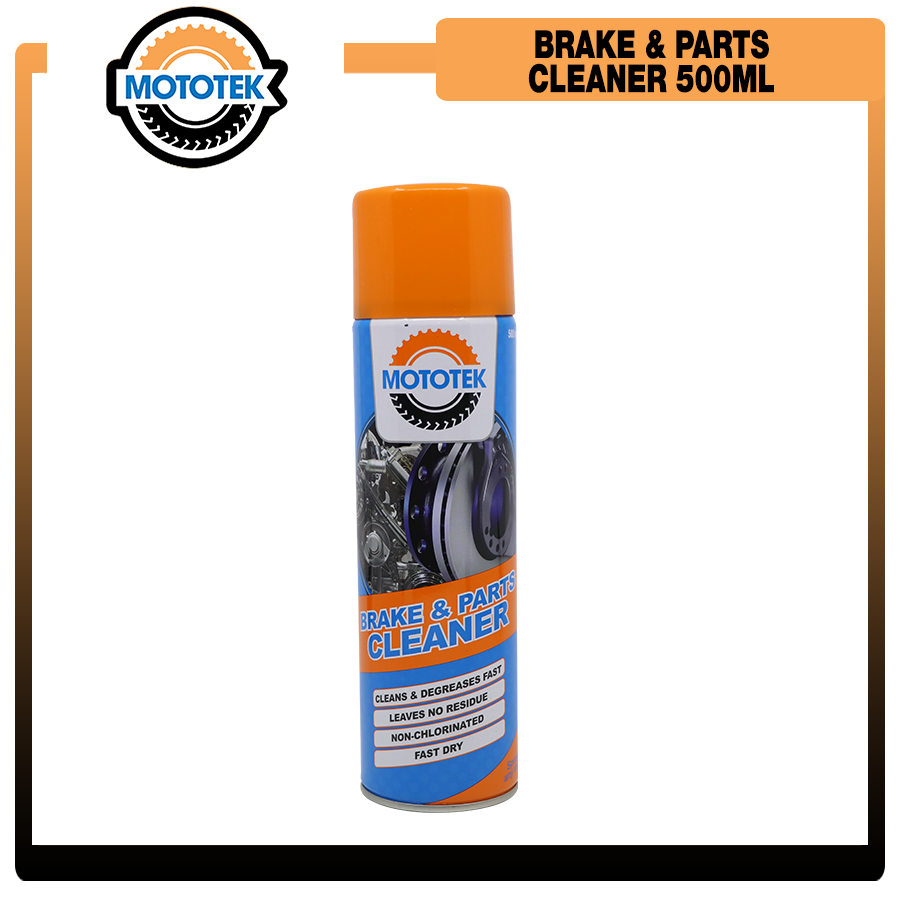MOTOTEK Brake & Parts Cleaner 500ml Removes Brake Fluid Cleaner