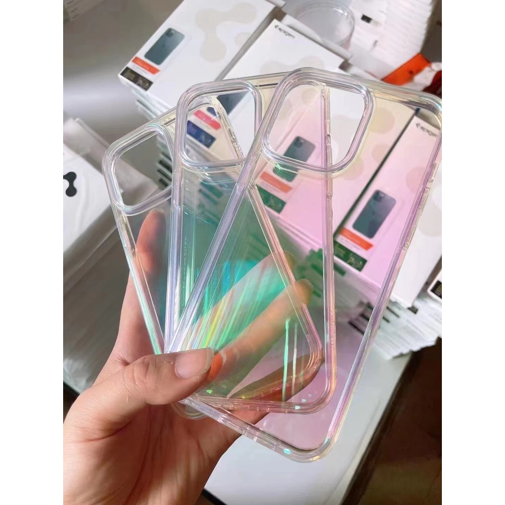 Spigen Ốp điện thoại cho iPhone trong suốt 14 Pro Max 14 Plus 14 Pro 13 Pro Max 12 Pro Max