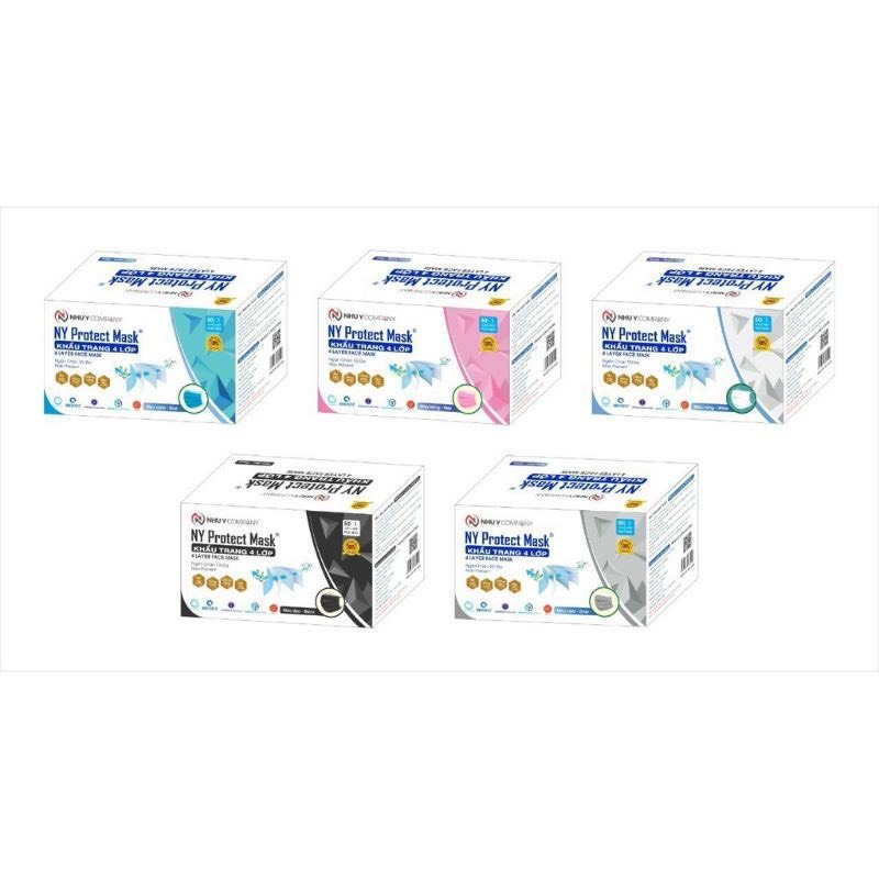 Khẩu Trang NY 4 Lớp Kháng Khuẩn