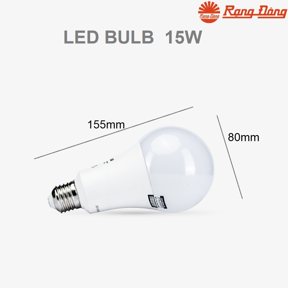 Bóng đèn led tròn 15w Rạng Đông