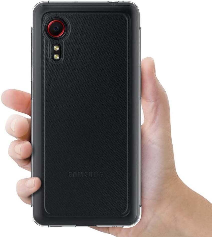 lthmy for Samsung Galaxy Xcover 5 casing Ultra Slim Transparent Clear Soft TPU Case Cover.
