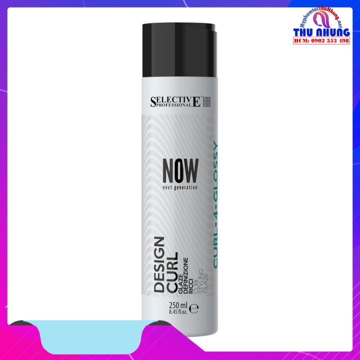 Gel tạo kiểu tóc uốn xoăn Selective Design Curl Now 250ml